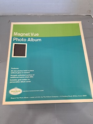 Vintage The Holson Magnet Vue Photo Album Cover American 1776 Bicentennial MV-1 -image