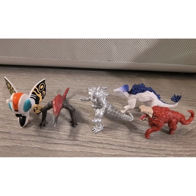 Mecha Godzilla Lot Of 5 Mothra Figure Kaiju Monster Movie Mini Figure Fig Zilla-image