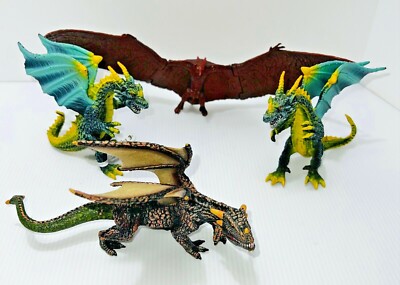JAKKS Godzilla Rodan Figure, 2 Dark Dragons, Mojo dragon -image
