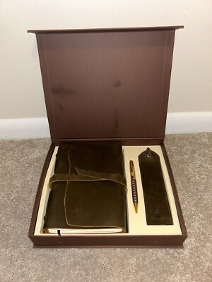 Sovereign Gear Leather Leather Bound Journal for Men & Women, Handmade Gift Set-image