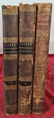 PICTURESQUE ALBUM. VVA. EDIT. FRANCIS OLIVE. 3 VOL. 1842/1843.-image