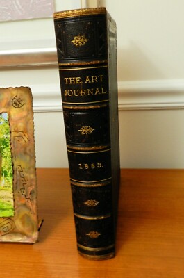 1883, The Art Journal, AMERICAN EDITION, FULL LEATHER, RESTORED, BEAUTIFUL!!-image
