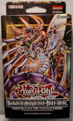 Yu-Gi-Oh Cyber Strike Structure Deck 1st Edition Hanger Box-image