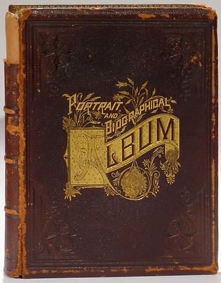 Portrait and Biographical Album Michigan 1883 legislators signed Moreau Crosby-image