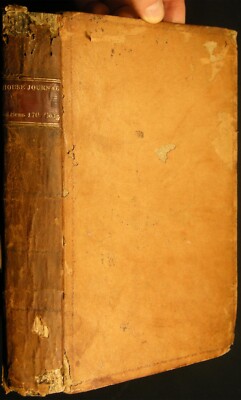 1822 JOURNAL  CONGRESS  UNITED STATES BANKS LIGHTHOUSES NORTH CAROLINA CHEROKEE-image