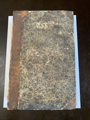 Antique Original 1856 Journal Of The Ohio Senate Jan 7-April 11 Leather Vol 52-image