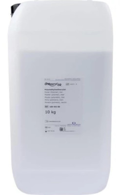 New - Orthocryl Dentaurum  10 kg Polymethylmethacrylat Powder(polymer)- Clear-image
