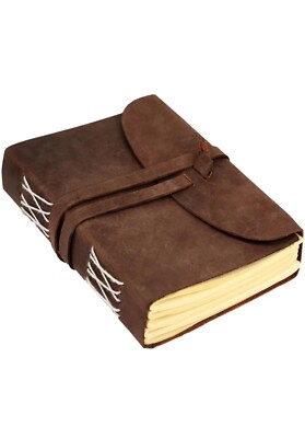Vintage leather Bound Journal Antique Notebook, Diary, Sketchbook-image