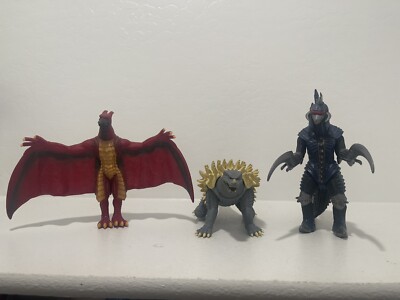 Godzilla 2006 Bandai Figure Lot Of 3-image