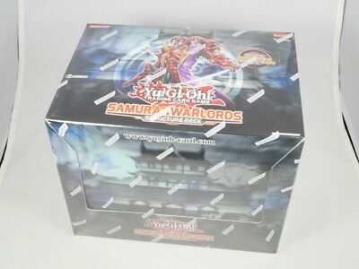 Yugioh 1st Edition Samurai Warlords Structure Deck Box Factory Sealed Case-image