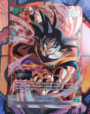 Son Goku FB05-053	Winner Tournament Promo Prize Dragon Ball Card Fusion World-image
