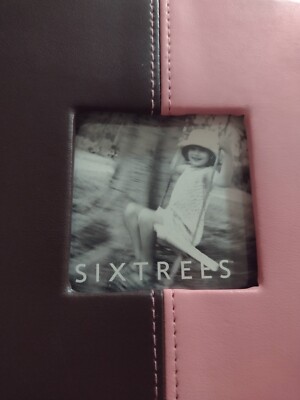 Sixtrees Picture Album 40 pages Double Sided Leather Pink Brown 3x5 4x6-image