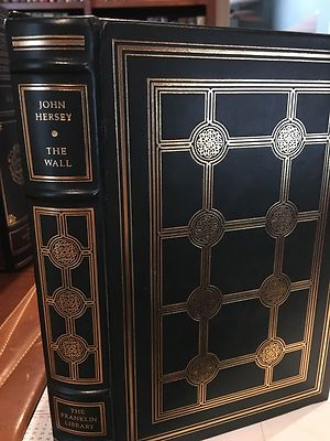 Franklin Library: SIGNED 60: JOHN HERSEY: THE WALL: WARSAW HOLOCAUST:  WWII-image