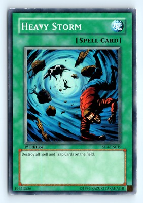 Yu-Gi-Uh Heavy Storm #SD4-EN019 Structure Deck: Fury from the Deep tcg LP-image