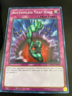 Bottomless Trap Hole SDBT-EN029 Structure Deck: Beware of Traptrix 1st Edition-image
