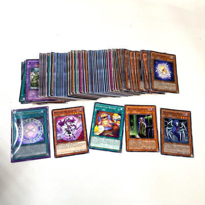 UNPICKED LOT of aprox 150 Yugioh Collection  Yu-Gi-Oh Cards-image