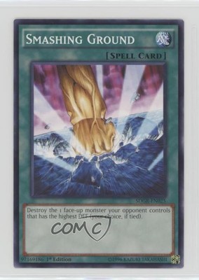 2014 Yu-Gi-Oh! Geargia Rampage Structure Deck 1st Edition Smashing Ground 3c7-image