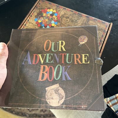 146Pages Our Adventure Book Scrapbook Leather Photo Album Wedding Valentine Gift-image