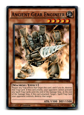 Ancient Gear Engineer - SR03-EN008 1st Edition - YuGiOh-LP-image