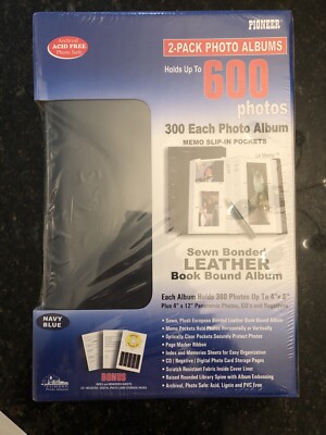 Pioneer 4x6 3-UP 600 Pocket Bonded 2 Leather Albums by Pioneer-image