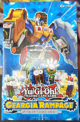 YUGIOH 1ST ED GEARGIA RAMPAGE STRUCTURE DECK FACTORY SEALED NEW-image