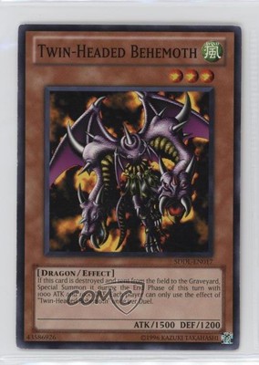 Twin-Headed Behemoth Unlimited YuGiOh Dragunity Legion Structure Deck 0rq9-image