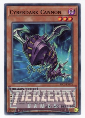 Yugioh Cyberdark Cannon SDCS-EN016 Common 1st Edition Near Mint-image