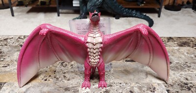 Bandai Godzilla Fire Rodan 1993 Vintage Figure Tag Attached. 12 Inch Wingspan-image