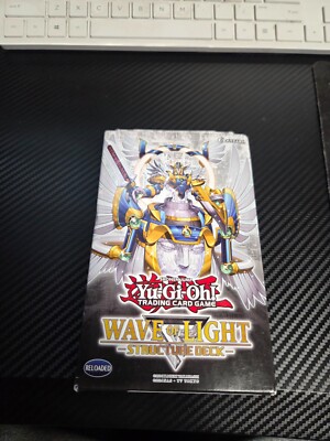 Konami Yu-Gi-Oh! Wave of Light Structure Deck Factory Sealed Box English-image