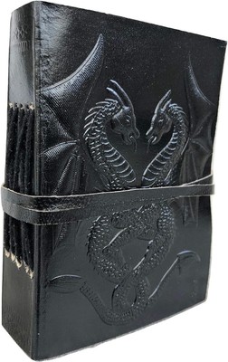 PACK OF 2 Leather Journal Book Leather Bound Writing Pad Unlined Paper Notebook8-image