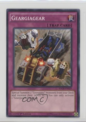 2014 Yu-Gi-Oh! Geargia Rampage Structure Deck 1st Edition Geargiagear 3c7-image