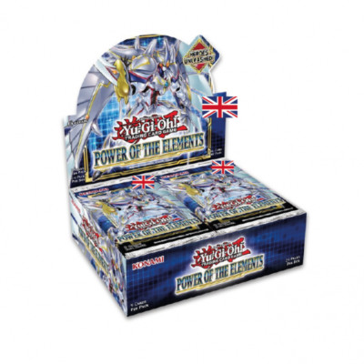 YuGiOh Europe English Power of the Elements POTE 1st Edition Booster Box SEALED-image