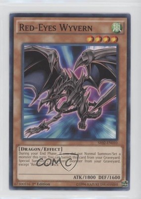 2016 Yu-Gi-Oh! Rise of the True Dragons 1st Edition Red-Eyes Wyvern 0ms5-image