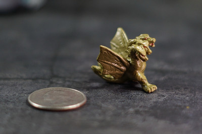 Vintage Godzilla vs Ghidorah Micro Battle Toho 1994 Mini Figure 3 Headed Dragon-image