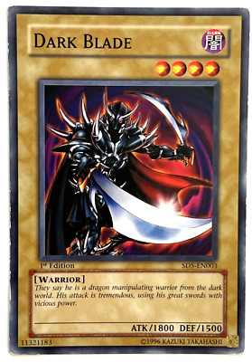 Yu-Gi-Oh! SD5-EN003 Dark Blade – 1st Edition Common Card-image