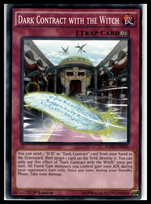 Structure Deck: Pendulum Domination #SDPD-EN035 Dark Contract with the Witch-image