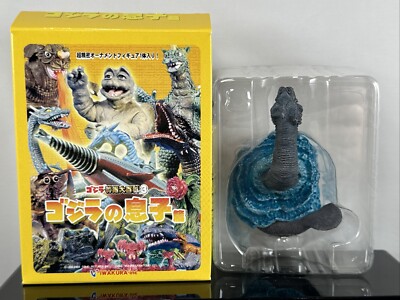 2004 IWAKURA 3.5” TAKETORI MONOGATARI DRAGON Diorama Gashapon Godzilla WITH BOX-image