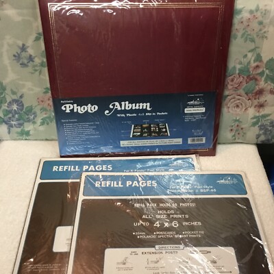 Pioneer BSP-46 Photo Album, Holds 4x6 photos, 6-pocket pages + 2 Refill BSP-image