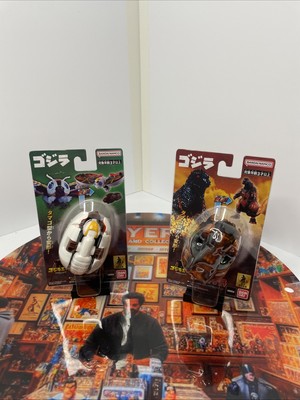 Bandai Godzilla Transforming Egg figures Fire Godzilla & Mothra From Japan-image
