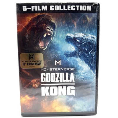 Monsterverse Godzilla x Kong 5-Film Collection DVD 10th Anniversary Set-image
