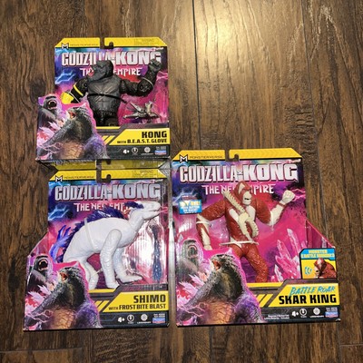 Godzilla X Kong New Empire Shimo Skar King Kong Action Figures Lot of 3-image