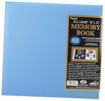 Pioneer Pastel Leatherette Post Bound Album 12