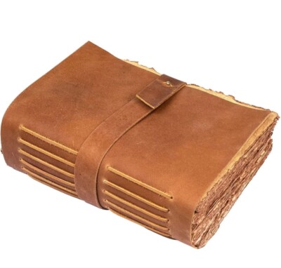 Vintage leather Bound Journal Antique Notebook, Diary, Sketchbook-image