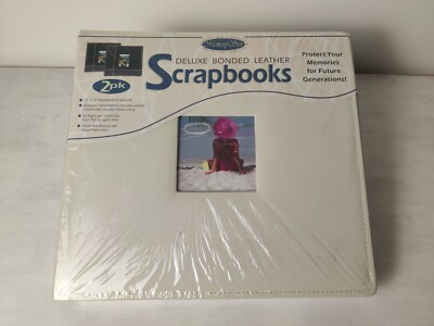 Deluxe Bonded Leather Scrapbooks 12 x 12 By MEMORY Photo Keeper 2pk-image