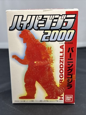 1999 BANDAI BURNING GODZILLA 1995 Hyper Candy GODZILLA Figure NEW IN BOX-image