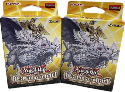 Realm of Light Structure Deck Reprint YU-GI-OH! Yugioh TCG Gift Card Game X2-image
