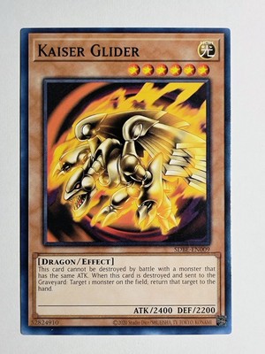 2013 Yu-Gi-Oh Structure Deck Saga of Blue-Eyes White Dragon 1st #9 Kaiser Glider-image