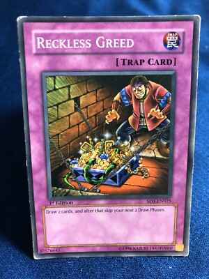 2005 YUGIOH! STRUCTURE DECK: DRAGON'S ROAR RECKLESS GREED 1ST EDITION -image