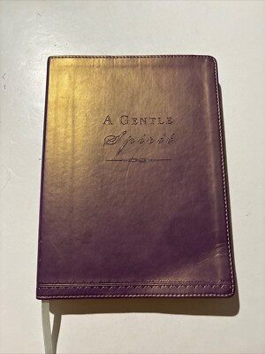 A Gentle Spirit Journal for Women, Purple leather cover, 2000-image