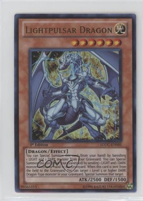 Lightpulsar Dragon (UR) 1st Ed. YuGiOh s Collide Structure Deck #SDDC-EN001 e6j-image